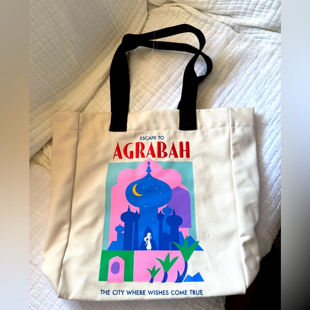 Disney Parks Princess Destinations Tote Bag Escape Agrabah Jasmine